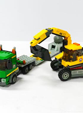 （二手）乐高积木 LEGO CITY 4203 城市系列 采矿运输车挖掘机