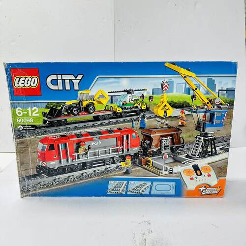 （二手）乐高LEGO 城市系列60098重载列车货运火车儿童拼接礼物