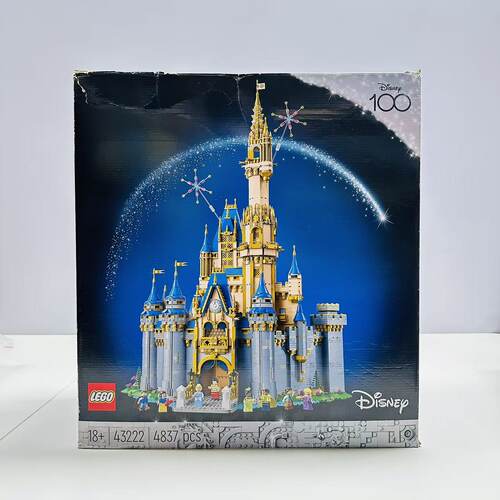 （全新）LEGO乐高迪士尼43222灰姑娘城堡儿童女孩拼装积木玩具