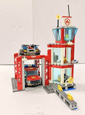 （二手）正品乐高LEGO CITY 60215 城市系列 消防局 拼装积木玩具