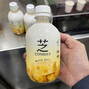 山姆会员店 喜茶 芝芝奶绿轻乳茶 轻爽不腻  350ml奶茶 超市代购