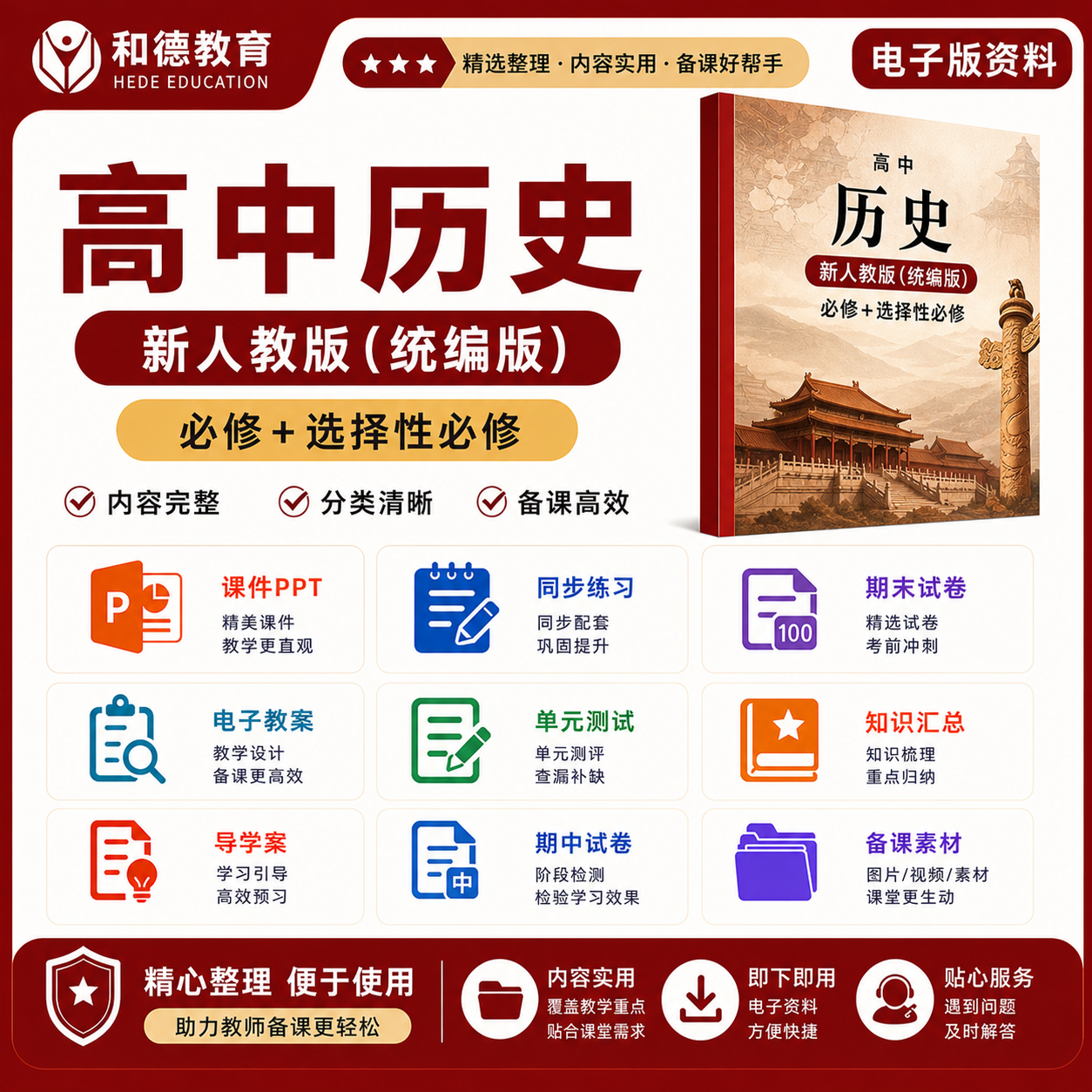 新人教版高中历史高一高二教案课件导学案试题试卷电子资料PPT