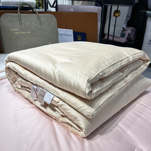 商场51桑蚕丝羊绒蛋白冬被芯加厚保暖8斤冬季 被子双人天丝棉提花