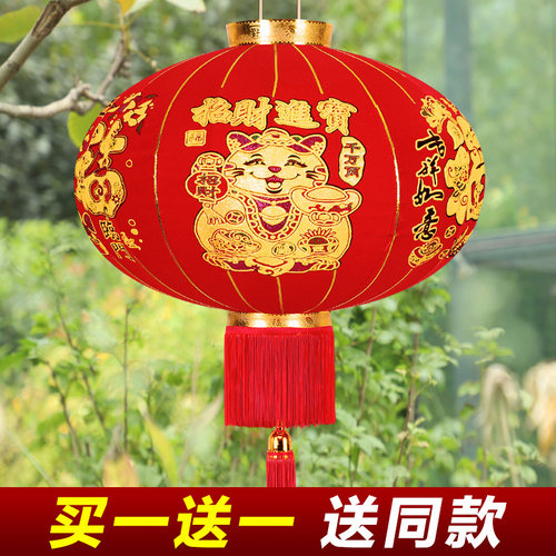 新年春节大红灯笼挂饰阳台装饰
