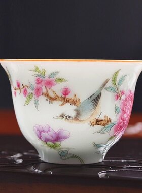 单个主人杯小号青瓷喝茶杯