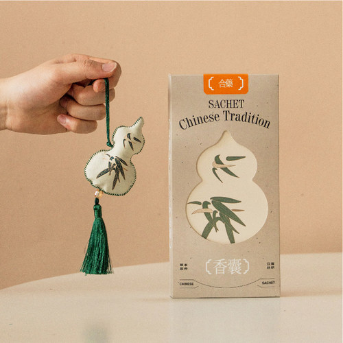 亨勒手工刺绣葫芦香囊香包挂件