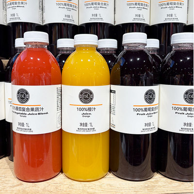 胖东来代购100%葡萄混合果汁1L