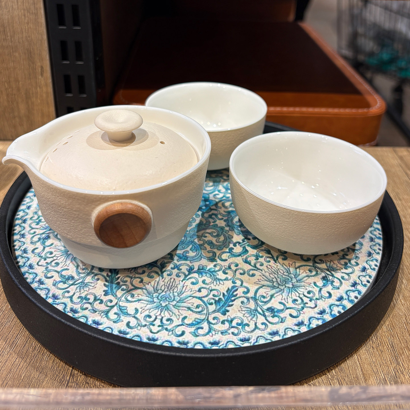 胖东来代购 尼耳木语便携套装茶具N1552陶瓷泡茶旅行整套茶杯