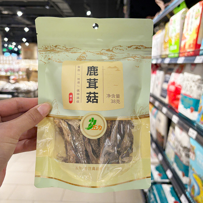 鹿茸菇干货食用菌菇类图片