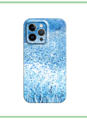 梦幻白色森林适用iPhone16promax15苹果17菲林手机壳畅享80华为p70荣耀400软红米k60note14vivos20iqoo13x200