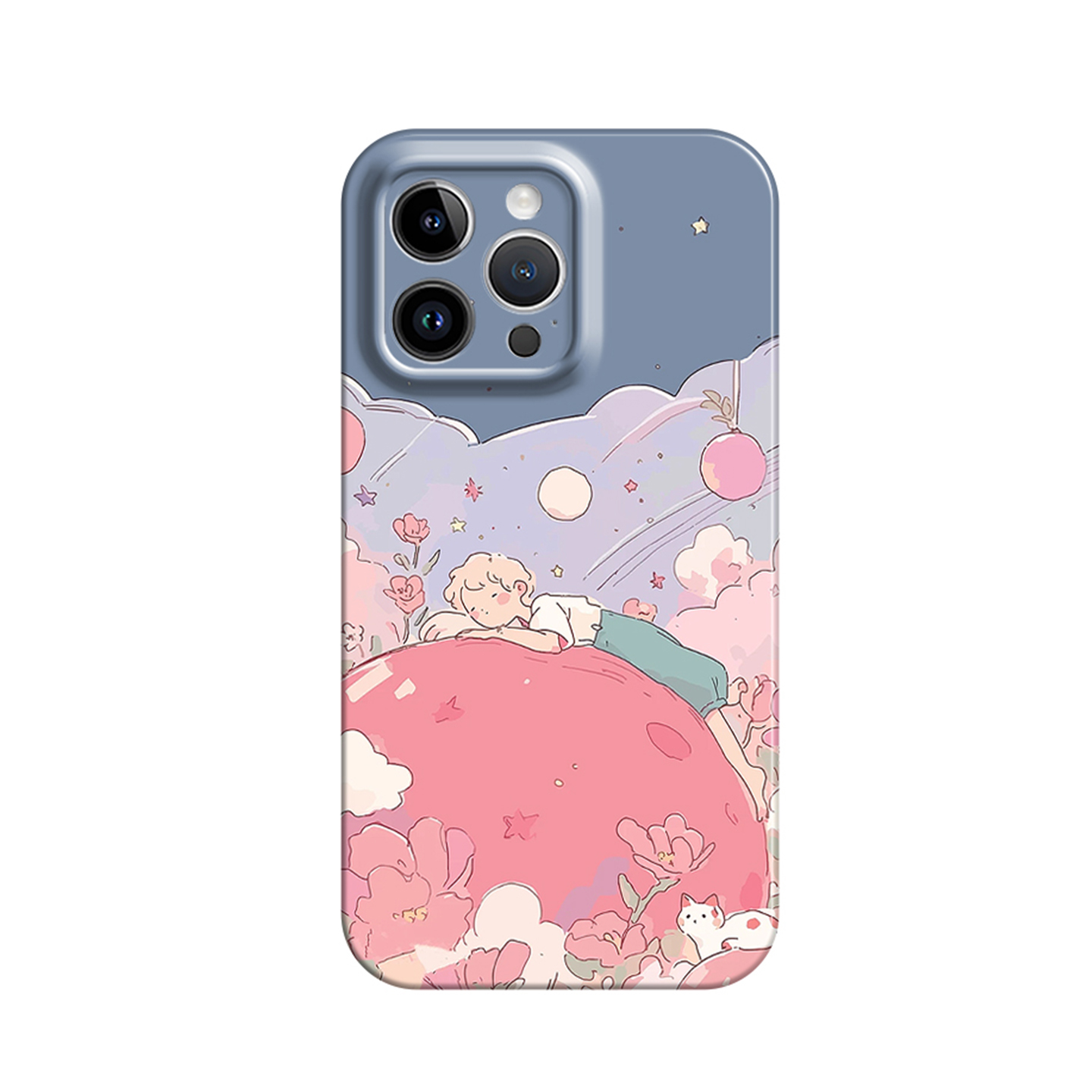 卡通梦幻小男孩适用iPhone16promax苹果15畅享60华为p80pro荣耀300菲林手机壳红米k70note13软vivos20iqoo12