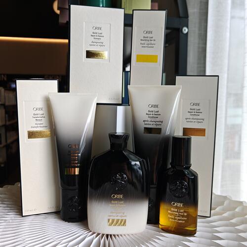 美国ORIBE黄金全效修护丰盈蓬松洗发水250ml护发素200ml发膜150ml