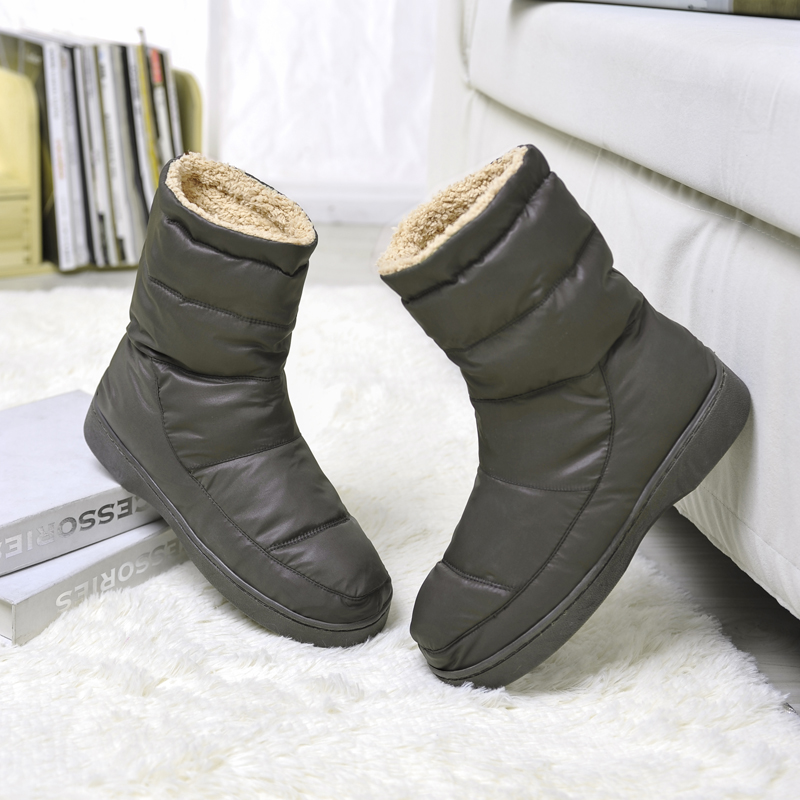 新品羽绒靴子冬季家居户外高帮