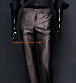 直通西裤 大码 无褶修身 韩版 裤 中腰优质丝光商务休闲西裤 西装 男士