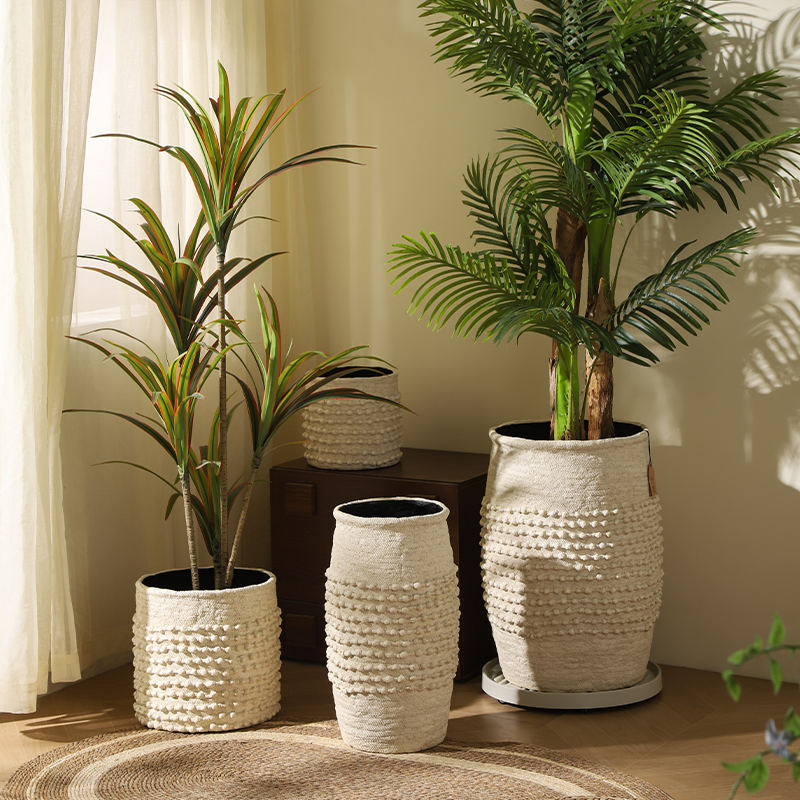 白色做旧粗面镁泥花盆大口径带孔落地家用民宿大绿植竹子盆栽花器,鲜花速递/花卉仿真/绿植园艺,花盆,淘宝优惠券,粉丝福利购,淘宝优惠卷