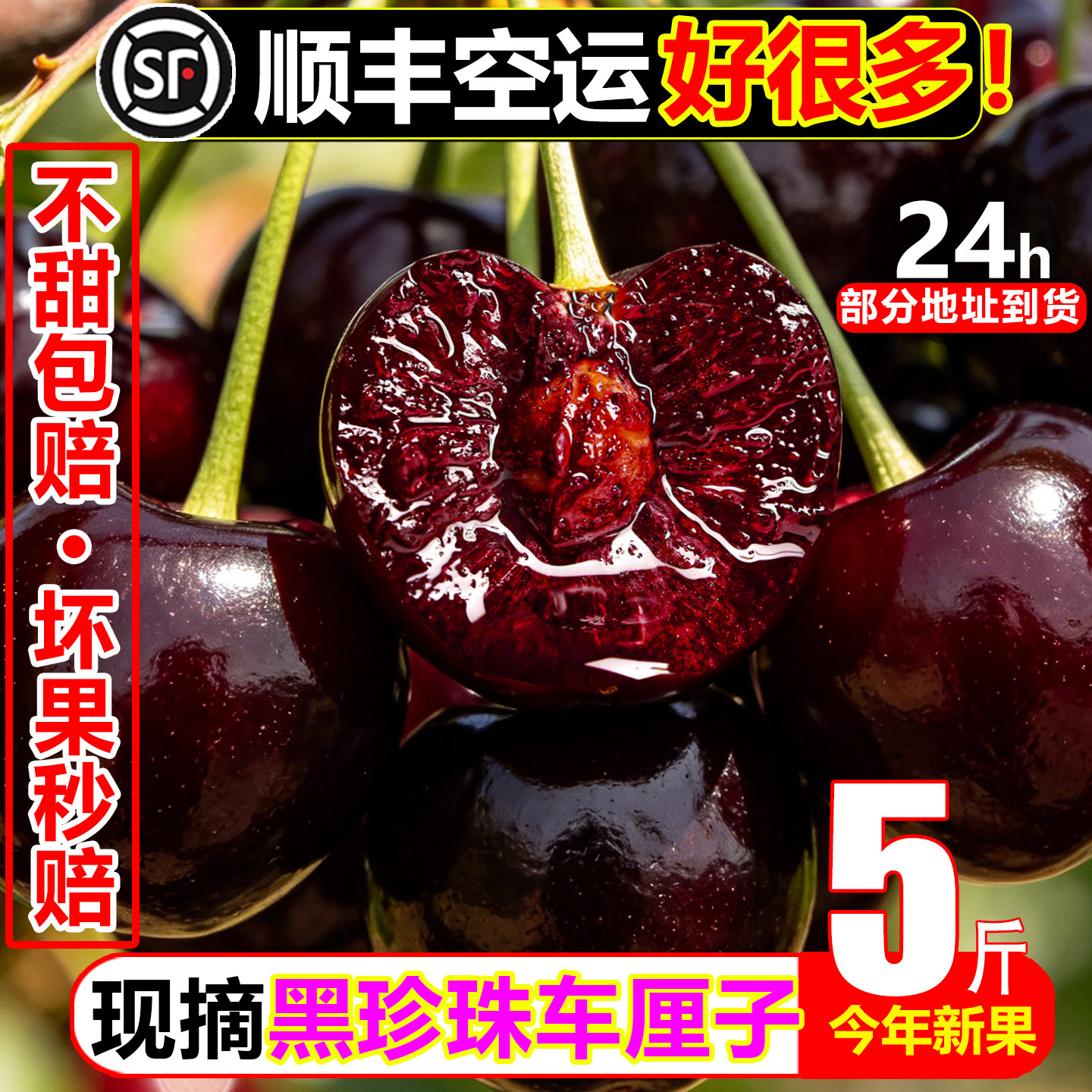 【顺丰空运次日达】黑珍珠车厘子