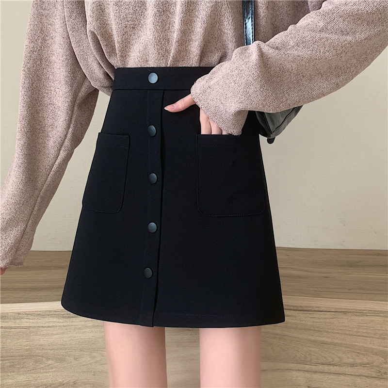 半身裙子2021年秋季西装ins潮