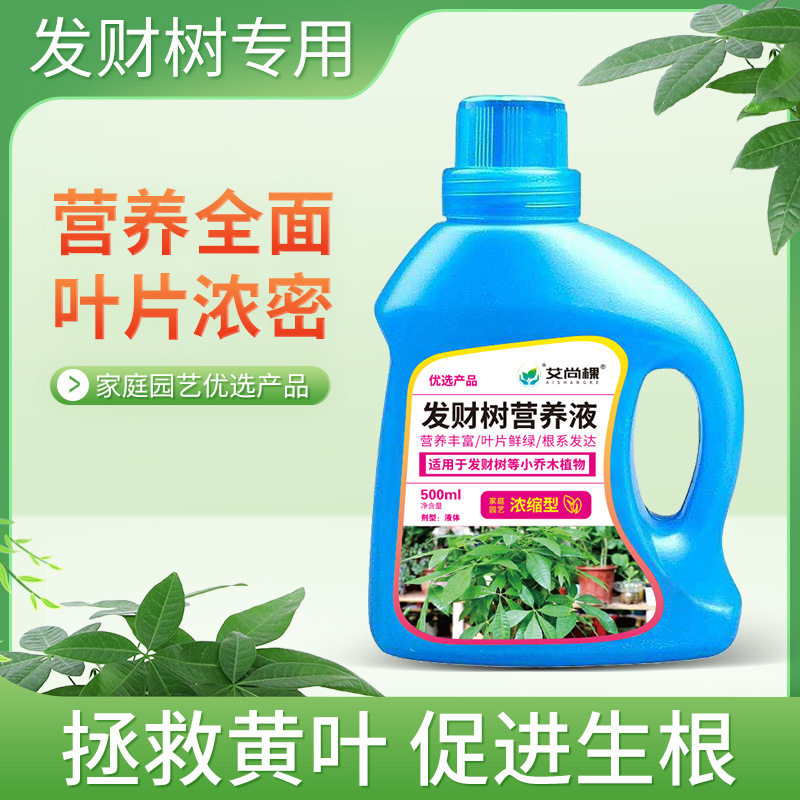 厂家发财树专用植物浓缩营养液花卉绿植庭院办公桌面盆景肥料