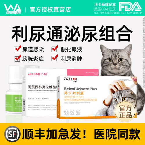 猫尿血丨泌尿感染药【顺丰加急】