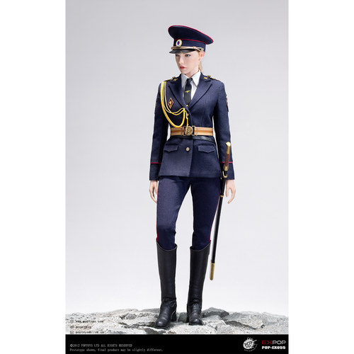 【现货】POPTOYS 1/6 俄罗斯警察部队 女骑警EX055 内务女警EX056