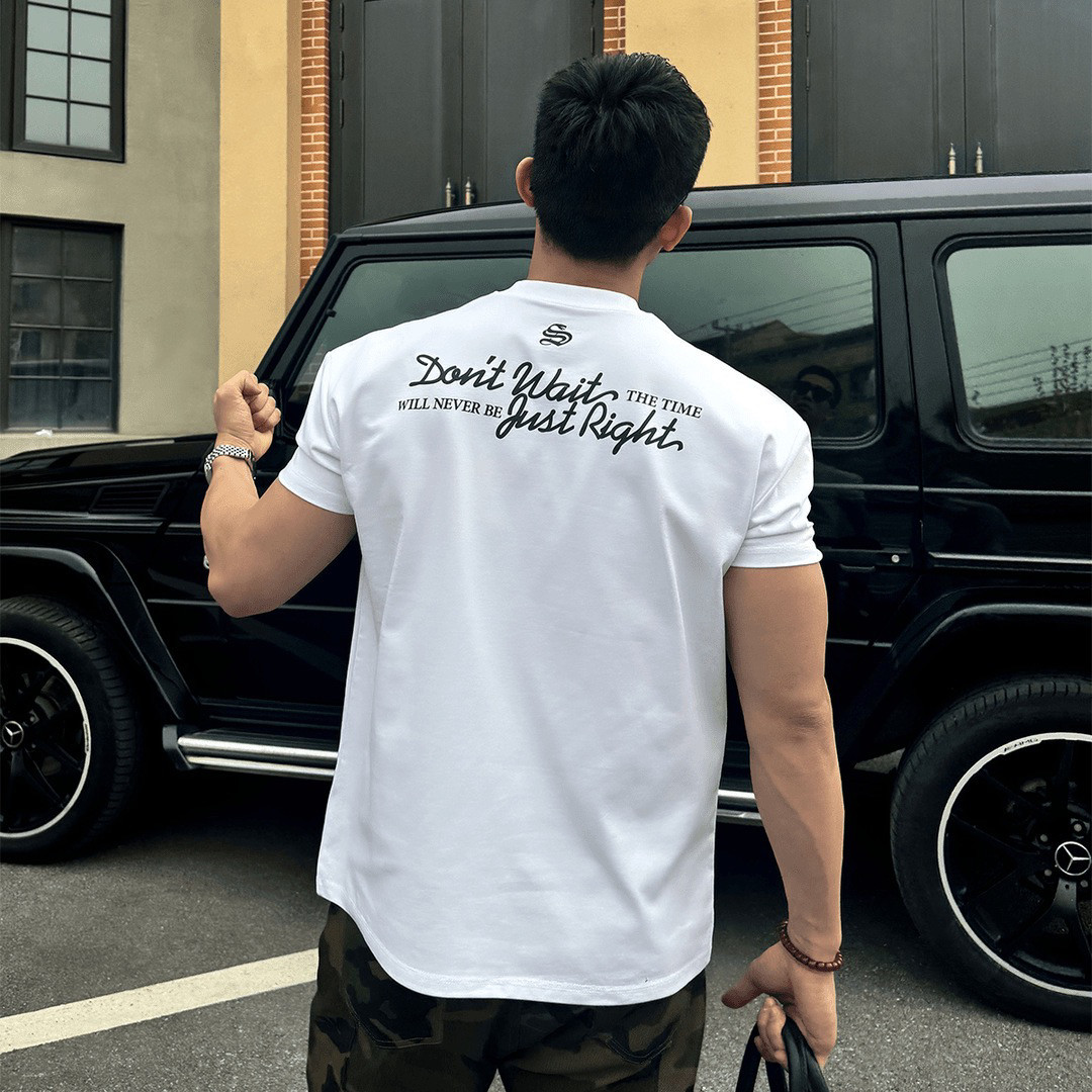 Light Weight美式印花收袖口短袖夏季健身运动速干弹力圆领T恤男,男装,T恤,淘宝优惠券,粉丝福利购,淘宝优惠卷