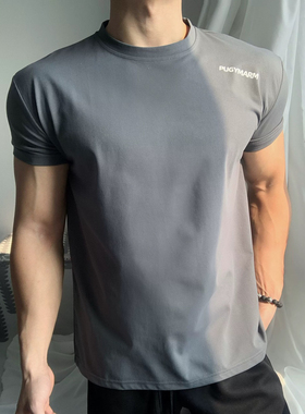 Light Weight春夏3.0专业级户外软壳收袖口t恤速干显壮垫肩短袖