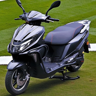 五羊牌踏板车燃油摩托车国四电喷可上牌110CC代步车踏板摩托车