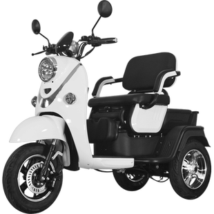 电动三轮车老人电瓶车接送孩子电摩摩托车踏板车助力三轮电动车