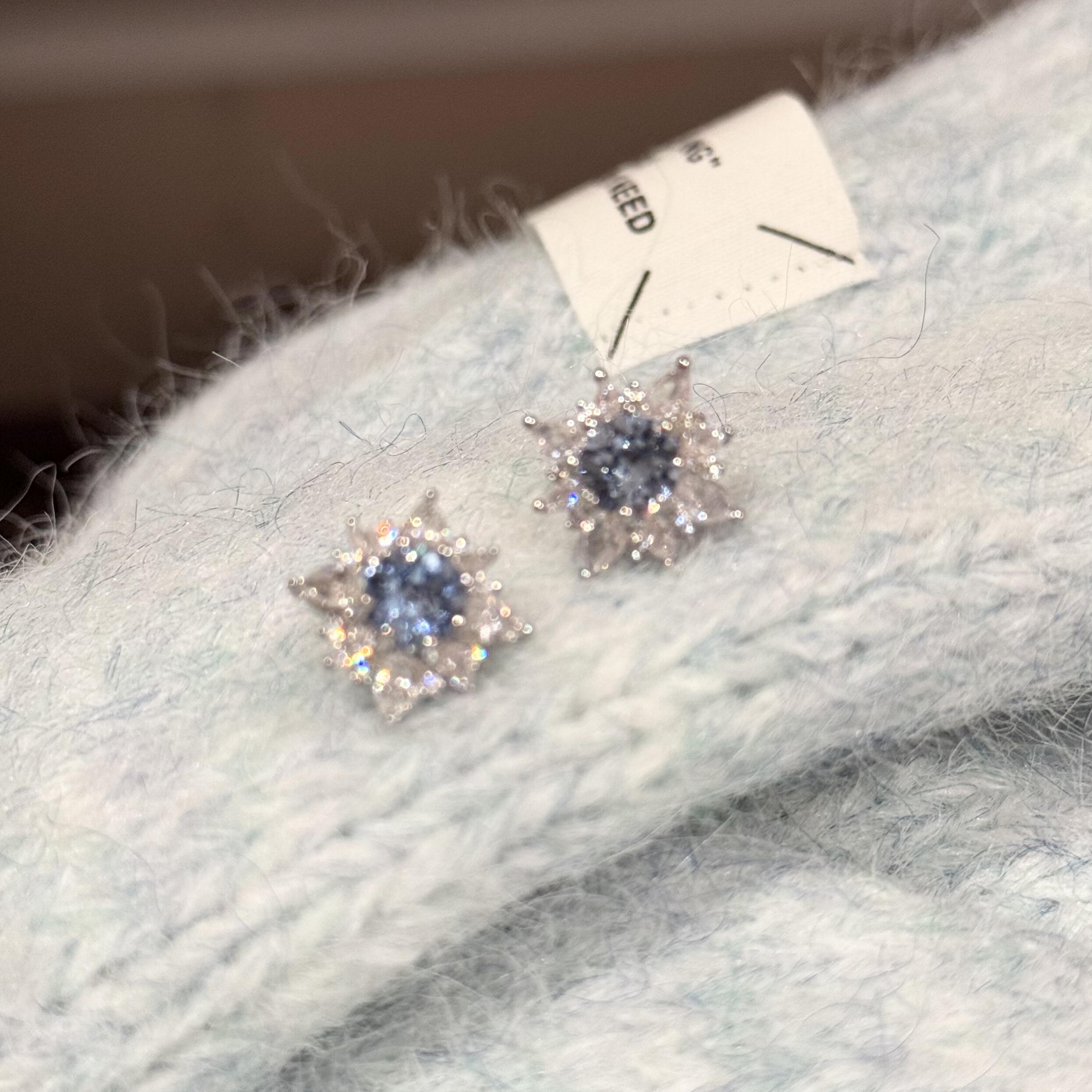 【灿若星辰】星河耳钉女2025新款轻奢高级感耳饰925银针华子耳环