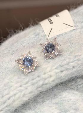 【灿若星辰】星河耳钉女2025新款轻奢高级感耳饰925银针华子耳环