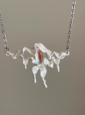 【如梦似幻的花影】小众设计感项链女锁骨链高级感吊坠ins风配饰