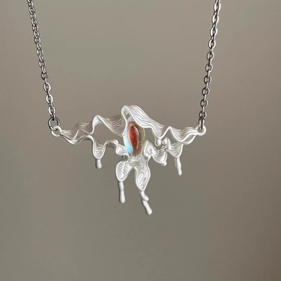 【如梦似幻的花影】小众设计感项链女锁骨链高级感吊坠ins风配饰