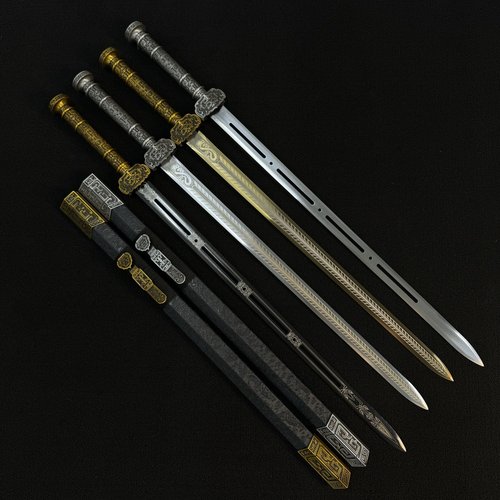 汉服配饰古风如意剑秦王剑