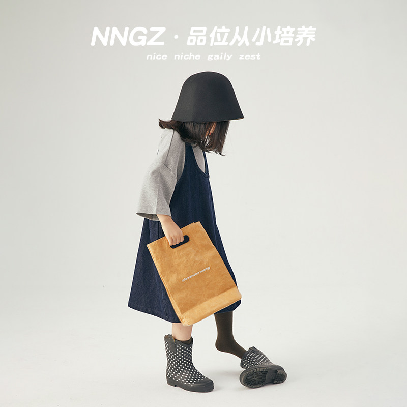 儿童日系个性牛仔连衣裙NNGZ小众图片