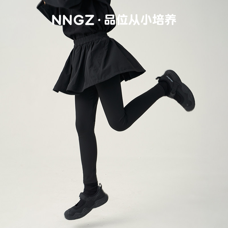 简约百搭女童打底裙裤图片