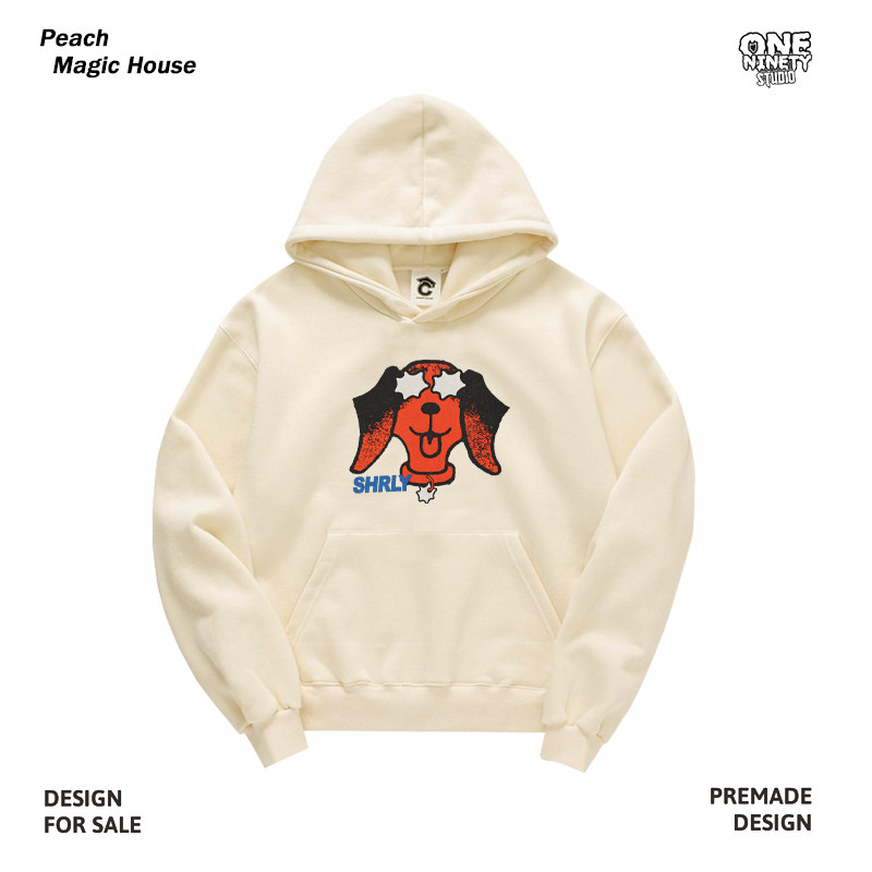 桃子 Studio时尚减龄网红个性ins风设计感欧美高街hiphop连帽卫衣