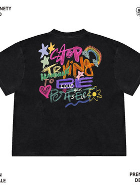 桃子 Studio 2024新款甜酷阿美咔叽墨绿色纯棉字母印花短袖t恤潮