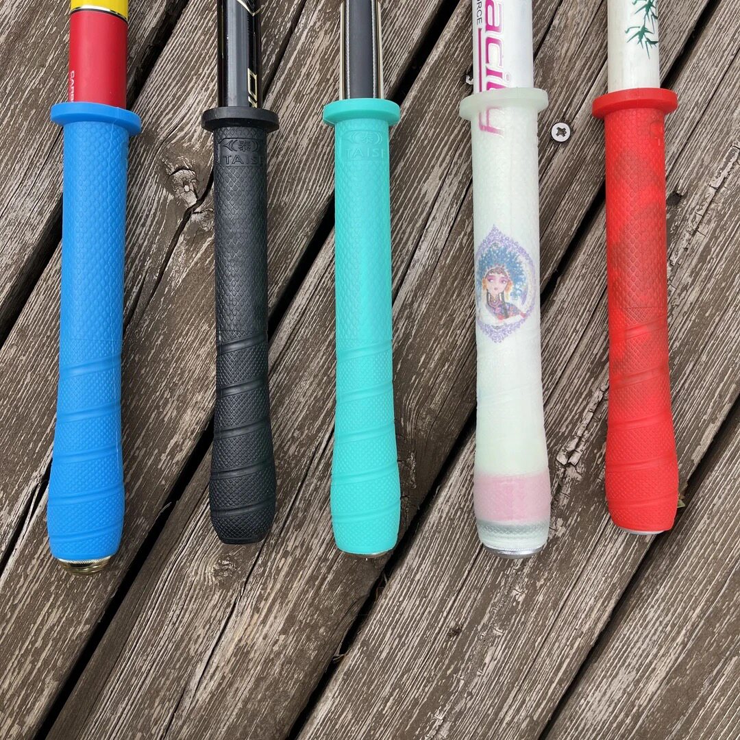 18厘米一拉得鱼竿握把套通用升级加长防滑加厚耐磨竿止硅胶缠把套