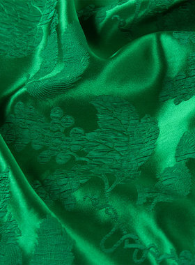 壹卷秀2023夏季新品薄款真丝提花面料透气细腻提花工艺布料03828