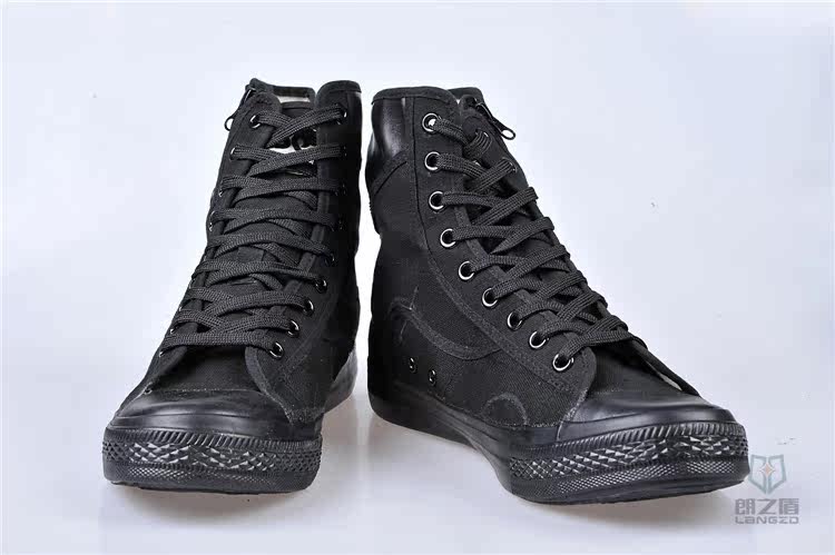 Bottes militaires en toile - porter - Ref 1398388 Image 4