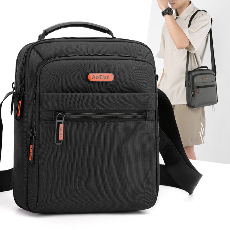 艾乐新款男士包包大容量包牛津布包户外出行多层单肩包轻便斜挎包,箱包皮具/热销女包/男包,男士包袋,淘宝优惠券,粉丝福利购,淘宝优惠卷