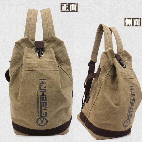 运动通用水桶双肩包涤纶可放篮球