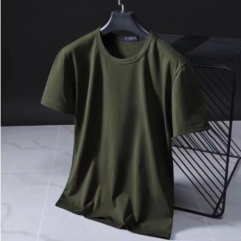 纯棉t恤男女圆领体能作训练服夏季短袖战术紧身T恤白色黑色短袖