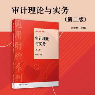 审计理论与实务（第二版）李俊林 复旦大学出版社 第2版审计-实务-教材