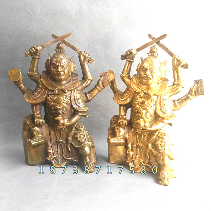 马王爷镇宅神像钟馗桌面摆件