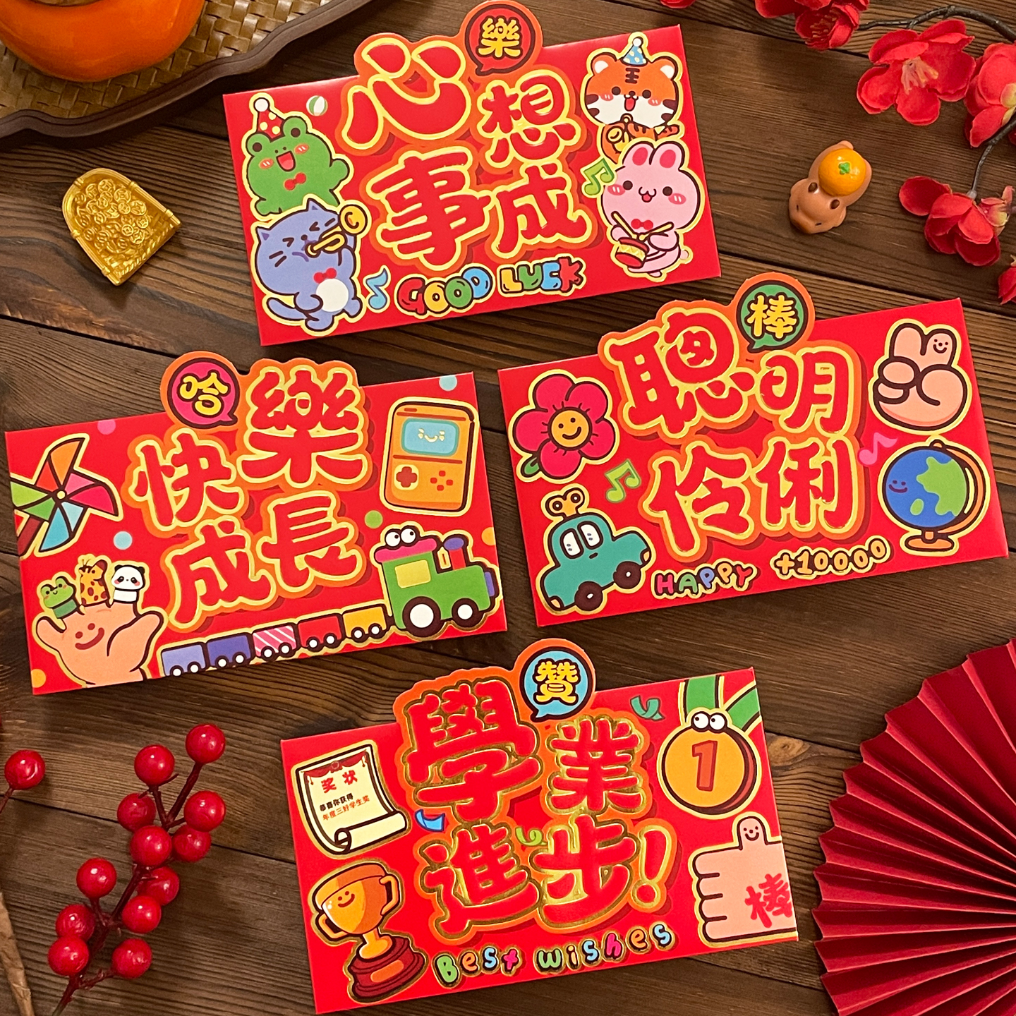 卡通红包新款马年可爱立体造型创意大号千元利是封儿童新年红包袋