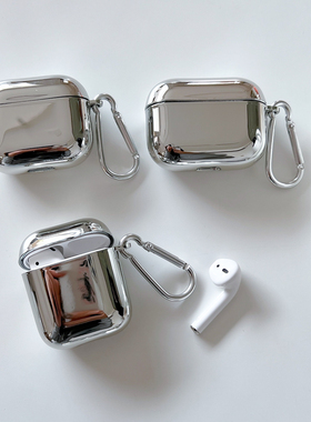 适用于airpods pro2保护套苹果1/2/3代耳机套三代电镀壳4代五代5降噪pro3