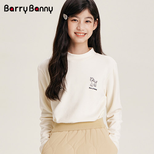 BarryBanny女童半高领T恤打底衫