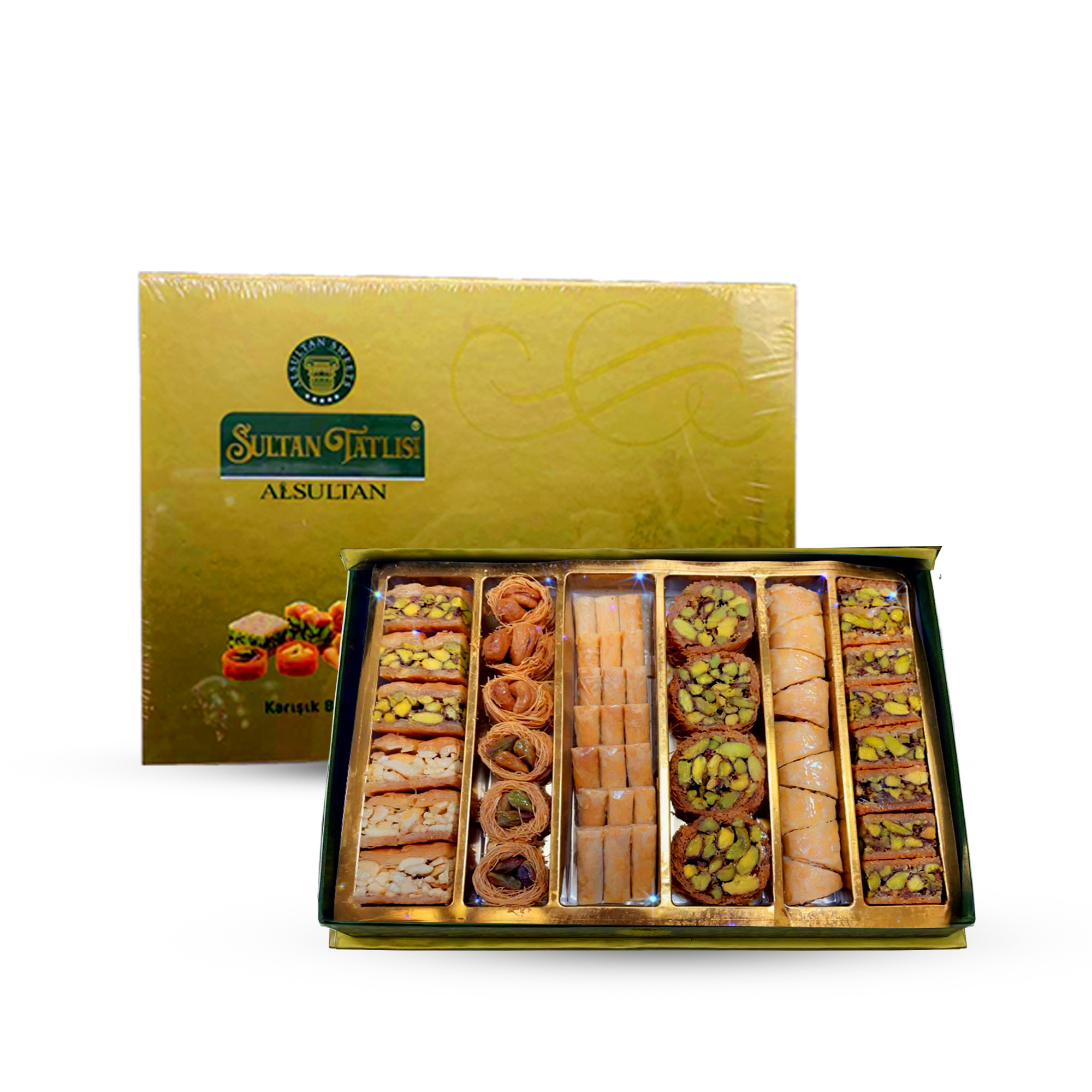 alsultan karislk baklava土耳其进口巴克拉瓦混合果仁蜜饼 400g