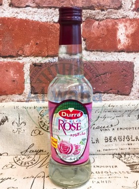 Durra Rose water 250ML& 500ML 进口食用级玫瑰纯露补水